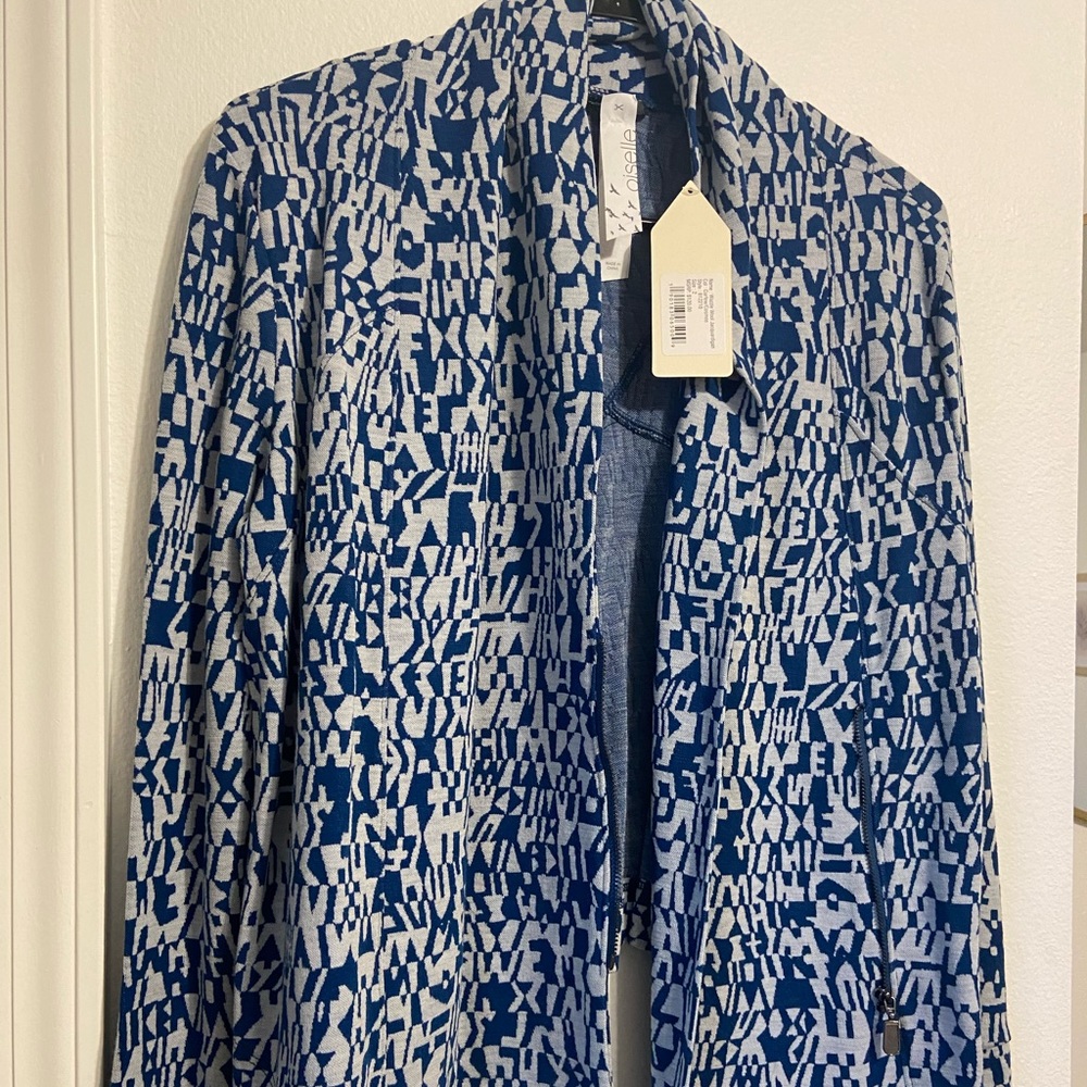 Oiselle zip cardigan